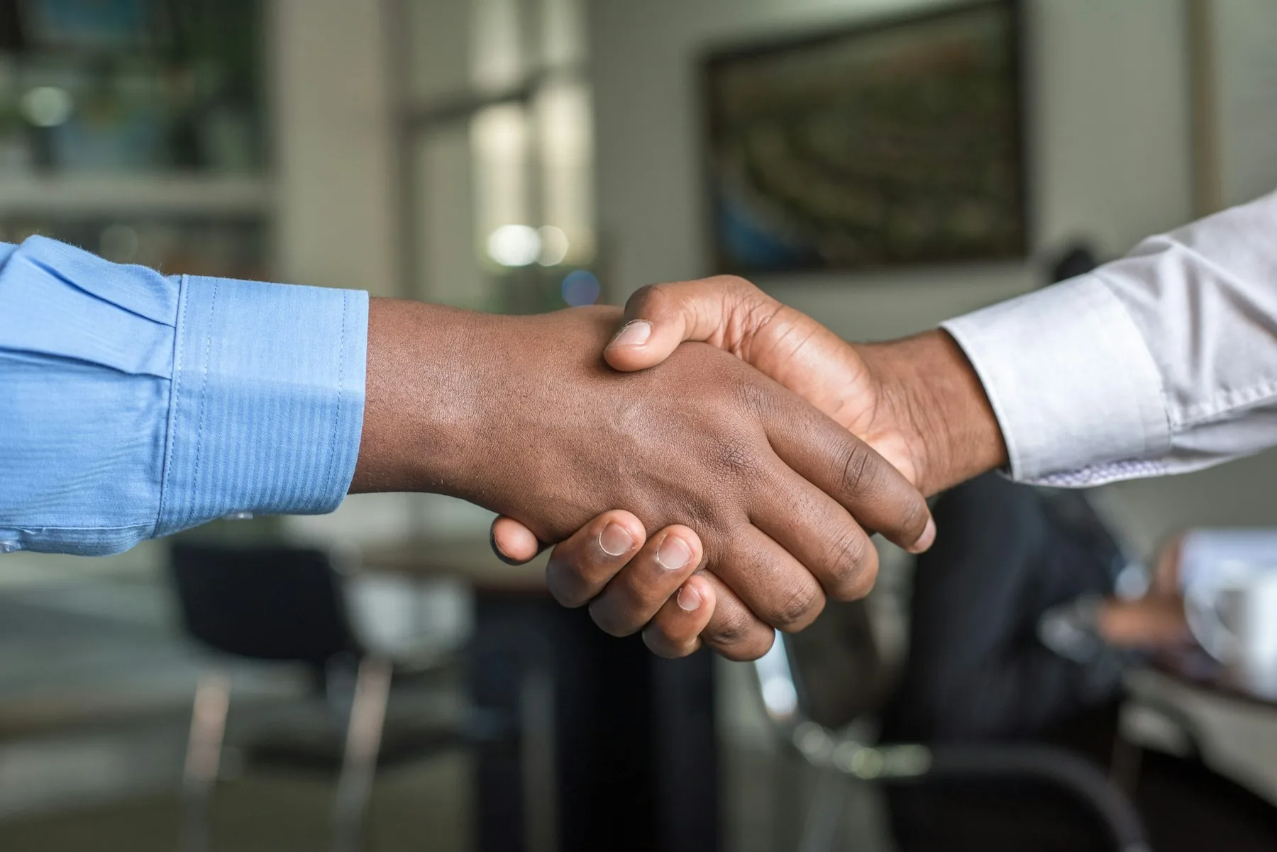 Handshake after a negotiation